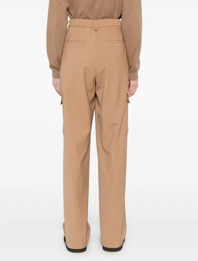 Shop Herno Trousers Camel