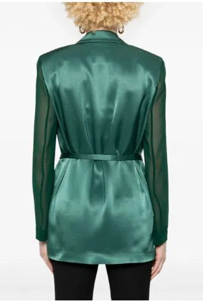 Shop Pinko Jackets In Verde Bottiglia