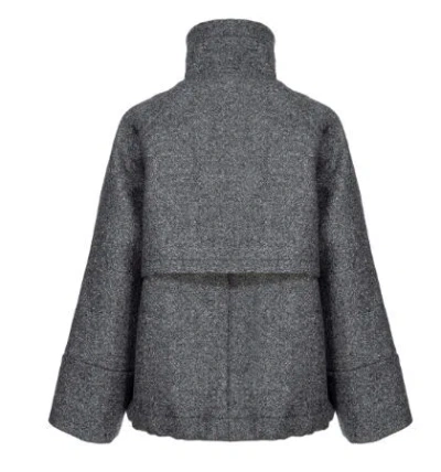 Shop Pinko Jackets In Grigio/peltro