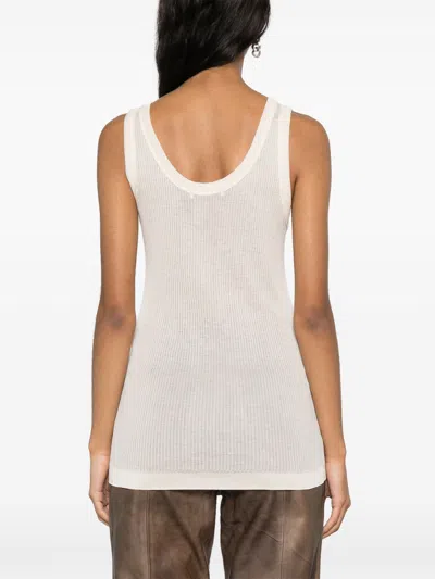 Lemaire Nahtloses Geripptes Tanktop
