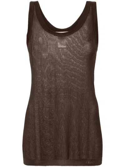 Lemaire Nahtloses Geripptes Tanktop