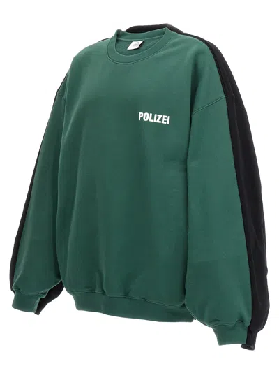 Shop Vetements Polizei/securite Sweatshirt Multicolor