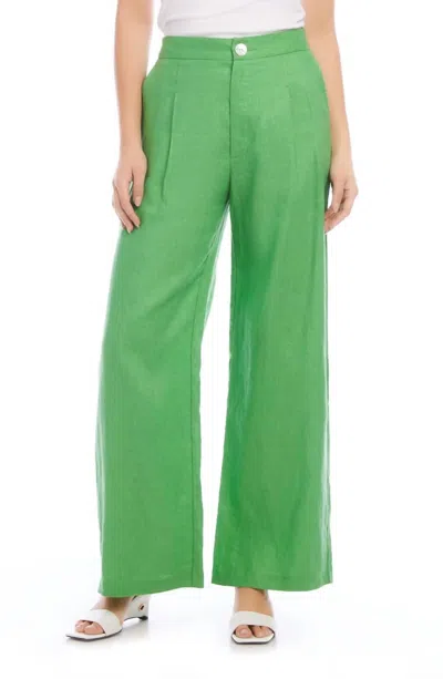 Fifteen Twenty Miles Wide Leg Pants In Blue