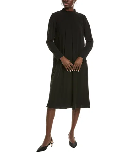 Mikael Aghal Midi Dress In Black