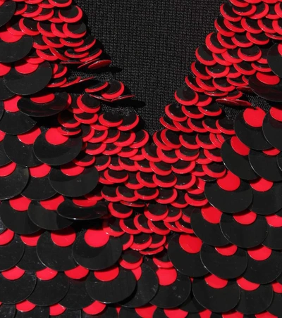 Shop Altuzarra Powell Embellished Merino Wool Sweater In Llack