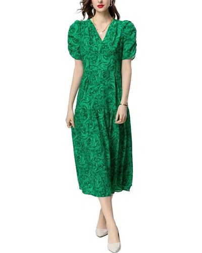 Lanelle Midi Dress In Green