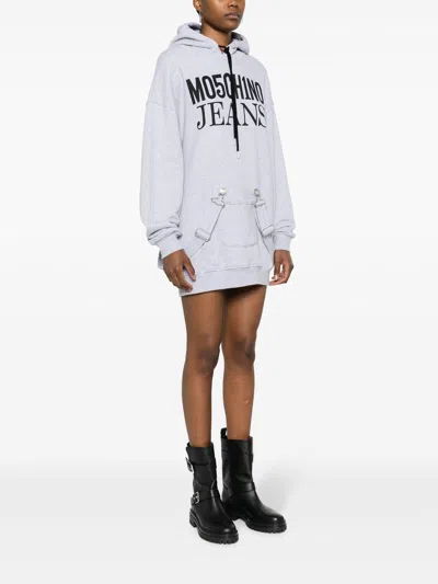 Moschino Jeans Strap-detailed Hooded Minidress