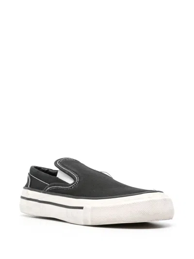 Rhude Washed Canvas Slip On Sneaker Shoes