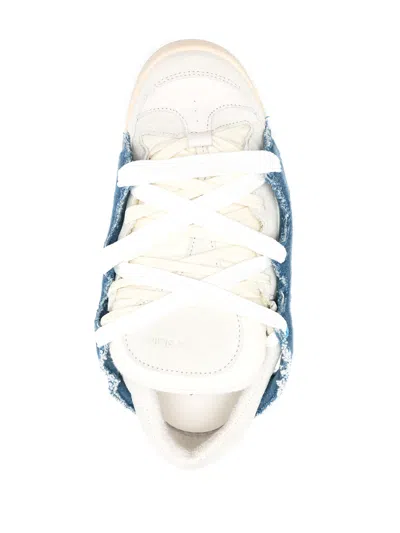 Santha Panelled Padded Leather Sneakers