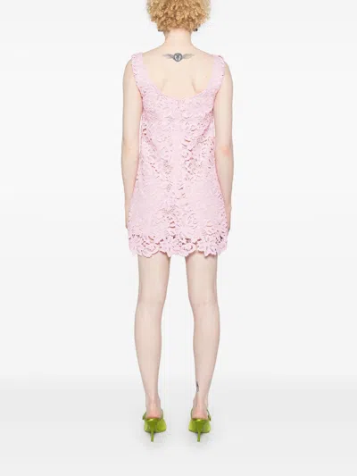 Self-portrait Guipure-lace Sleeveless Minidress