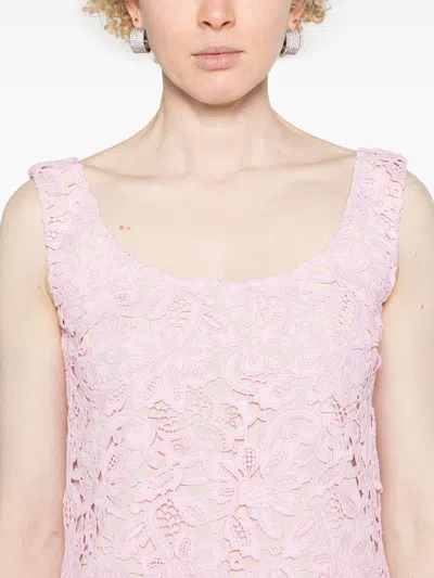 Self-portrait Guipure-lace Sleeveless Minidress