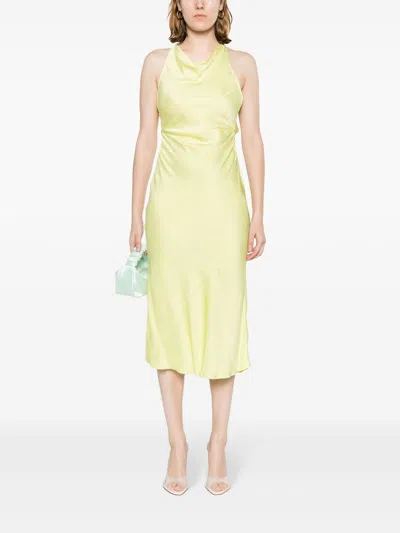 Forte Forte Star-jacquard Satin Midi Dress