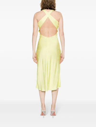 Forte Forte Star-jacquard Satin Midi Dress