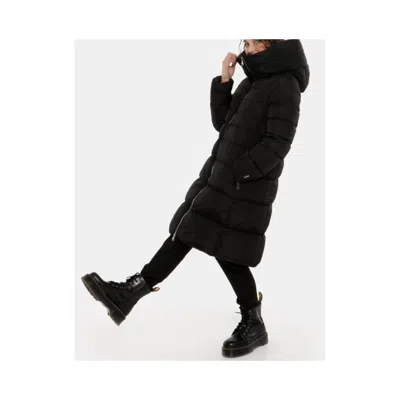 Add Black Polyamide Jackets & Coat In Black