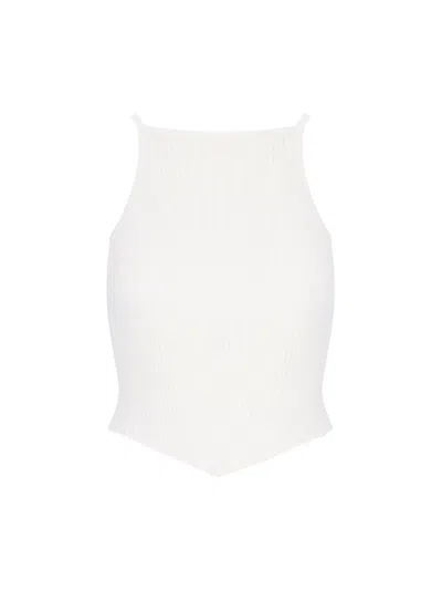 Shop Courrèges Top In White