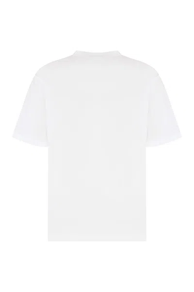 Dolce & Gabbana Cotton Crew-neck T-shirt In White