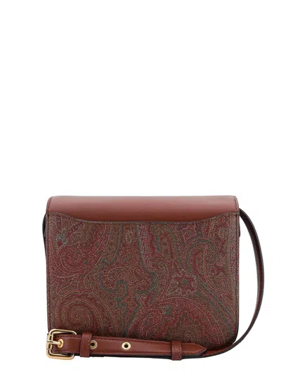Etro Large Essential Cross Body Bag In Brown
