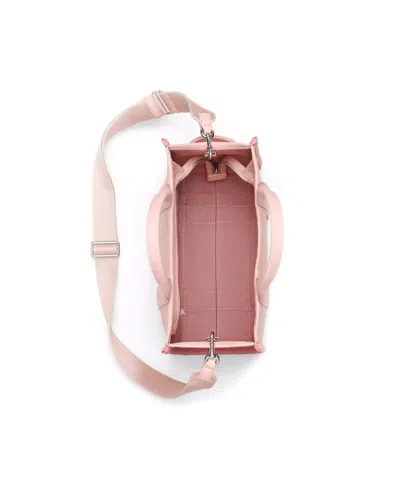 Marc Jacobs The Small Logo Jacquard Tote Bag In Pink