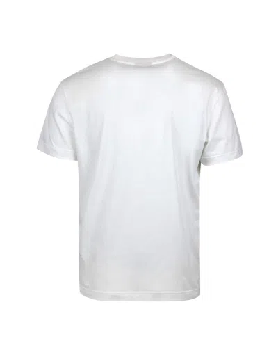 Missoni Crew Neck Embroidered Design Short Sleeves In White