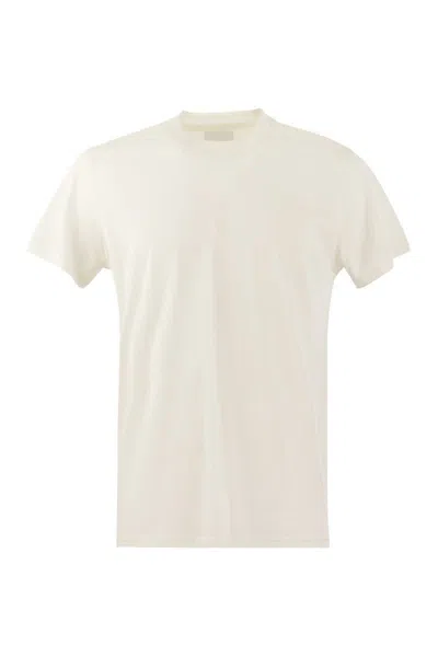 Pt Torino White Silk Blend T-shirt In White