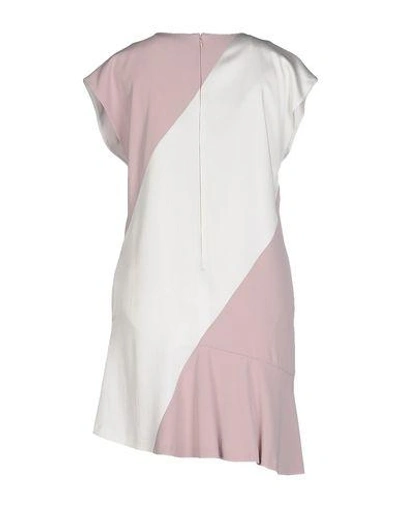 Shop Msgm Short Dress In Pink