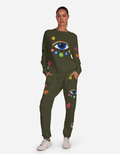 Lauren Moshi Anela Rainbow Evil Eye In Military