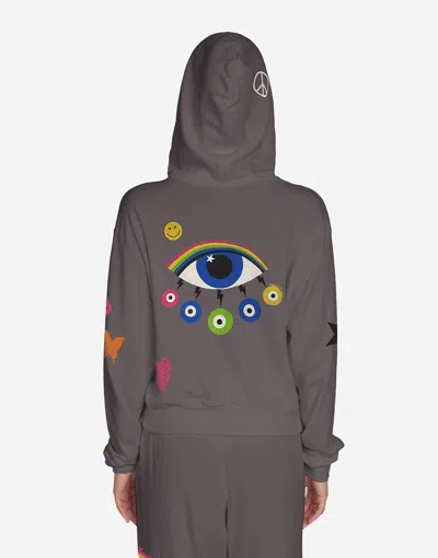 Shop Lauren Moshi Lachelle Rainbow Evil Eye In Light Onyx
