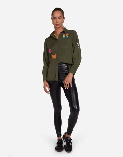 Lauren Moshi Sloane Rainbow Evil Eye In Military