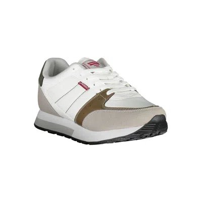 Carrera Brown Eco Leather Men Sneaker In White
