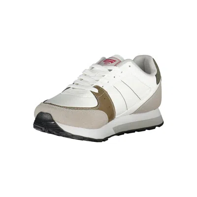 Carrera Brown Eco Leather Men Sneaker In White