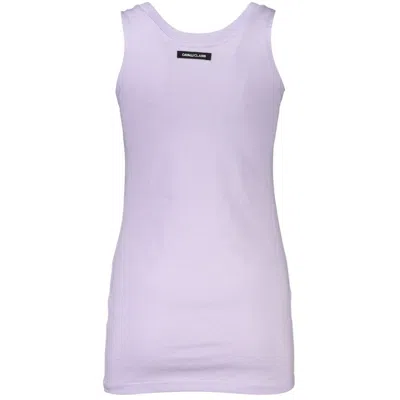 Cavalli Class Purple Cotton Women Women's Top In Purple