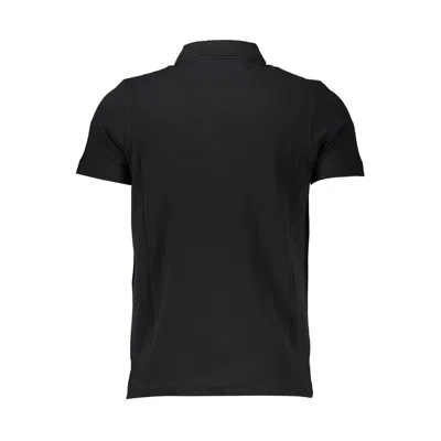 Cavalli Class Black Cotton Men Polo Shirt In Black