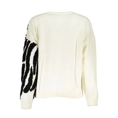 Desigual Floral Jogger Jeans In White