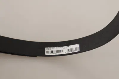 Dolce & Gabbana Elegant Black Leather Belt With Metal Men's Buckle In Black