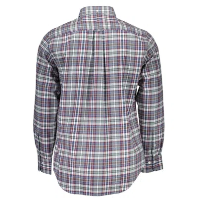Gant Ele Blue Cotton Button-down Shirt In Blue