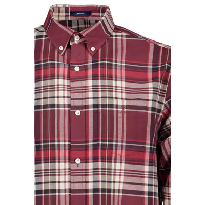 Gant Pink Cotton Shirt In Red