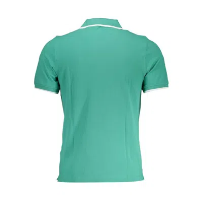 K-way Elegant Green Cotton Stretch Polo Shirt In Green