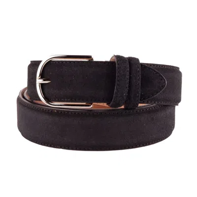 Made In Italy Multicolor Leather Di Calfskin Belt In Multicolor
