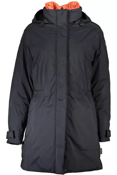 Napapijri Black Polyester Women Jacket In Black