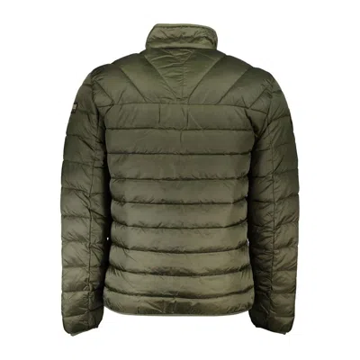 Napapijri Green Polyamide Men Jacket In Green