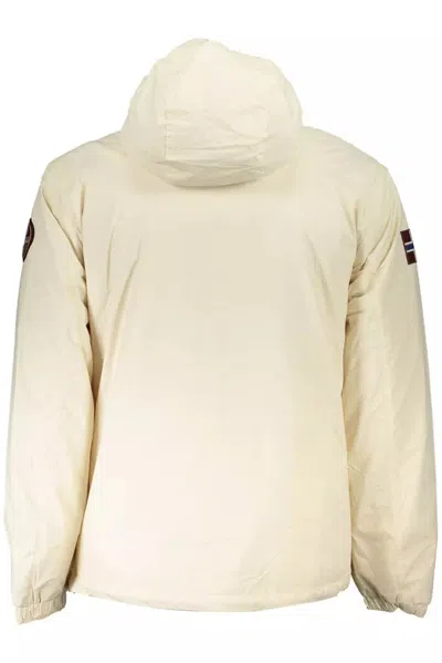 Napapijri White Polyamide Men Jacket In White