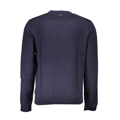Napapijri Blue Wool Men Sweater In Blue