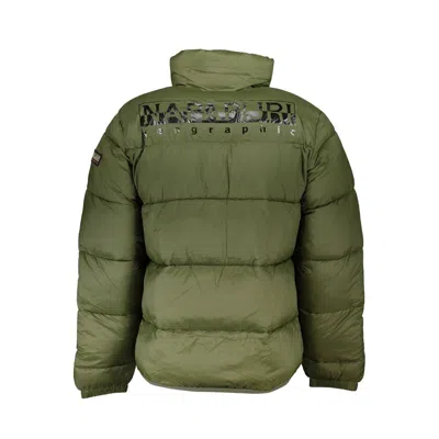 Napapijri Suomi Hooded Puffer Jacket In Green