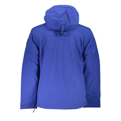 Napapijri Rainforest Casual Nylon Jacket In Blue