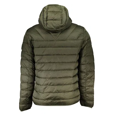 Napapijri Green Polyamide Men Jacket In Green