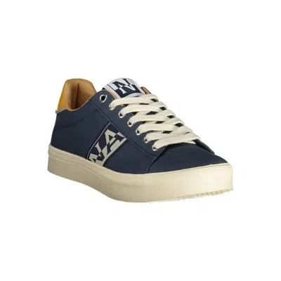 Napapijri Blue Polyester Men Sneaker In Blue