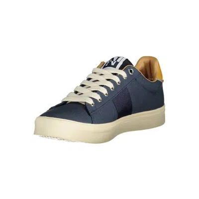 Napapijri Blue Polyester Men Sneaker In Blue