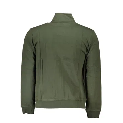 Napapijri Green Cotton Men Sweater In Green
