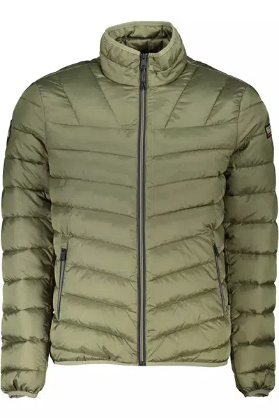 Napapijri Green Polyamide Jacket In Green