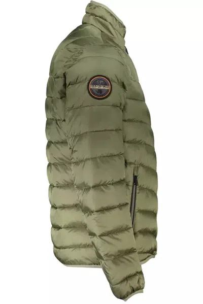 Napapijri Green Polyamide Jacket In Green